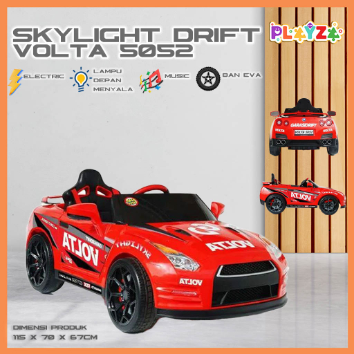 Mainan Mobil Listrik Aki Anak SHP VOLTA 5052 SKYLIGHT DRIFT SERIES 24V