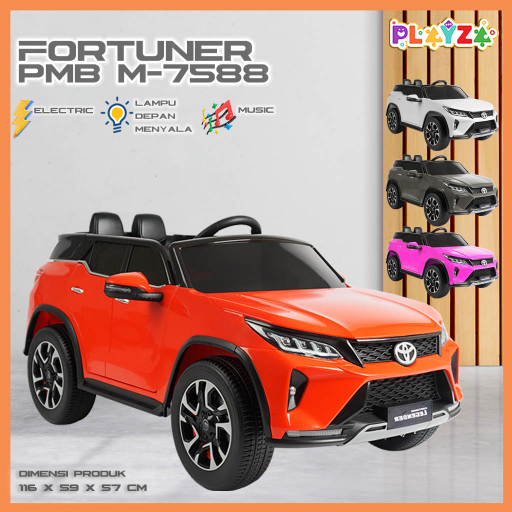 Mainan Mobil Aki Anak PMB Fortuner Legender M-7588 Dual