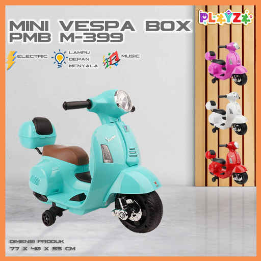 Motor listrik aki anak PMB Mini Vespa Box M-399 / M399
