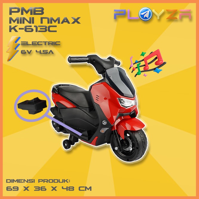 Mainan Motor aki anak mini Nmax PMB K-613c / K 613c
