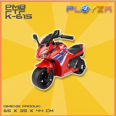 Mainan motor anak manual PMB K-615 / K 615 CBR 150 RR foot to floor
